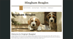 Desktop Screenshot of hinghambeagles.com