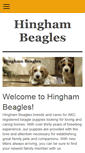 Mobile Screenshot of hinghambeagles.com